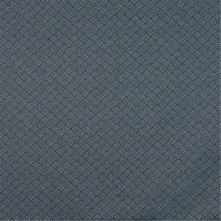 Finefabrics 54 in. Wide Navy Blue, Geometric Heavy Duty Crypton Commercial Grade Upholstery Fabric FI635320